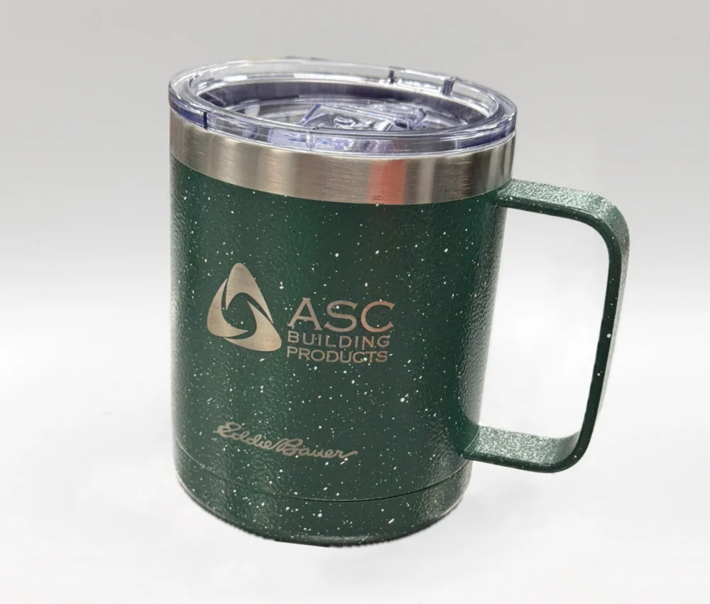 Eddie Bauer ASC Building Products Mug. Free gift for sharing project photos