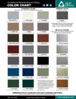 ASC Building Products Architectural Color Chart
