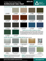ASC Building Products Architectural Color Chart