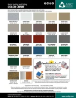 ASC Building Products Color Chart