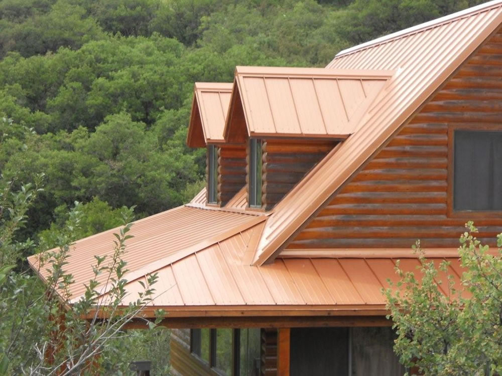 Metal roofing is great for holding up to the toughest of weather. 