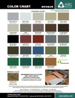 ASC Building Products Metal Roofing Colors