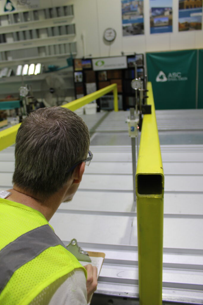 Metal roofing panel testing and evaluation.