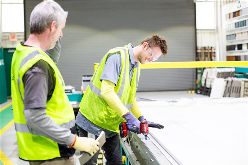 ASC Building Products Engineers hard at work testing