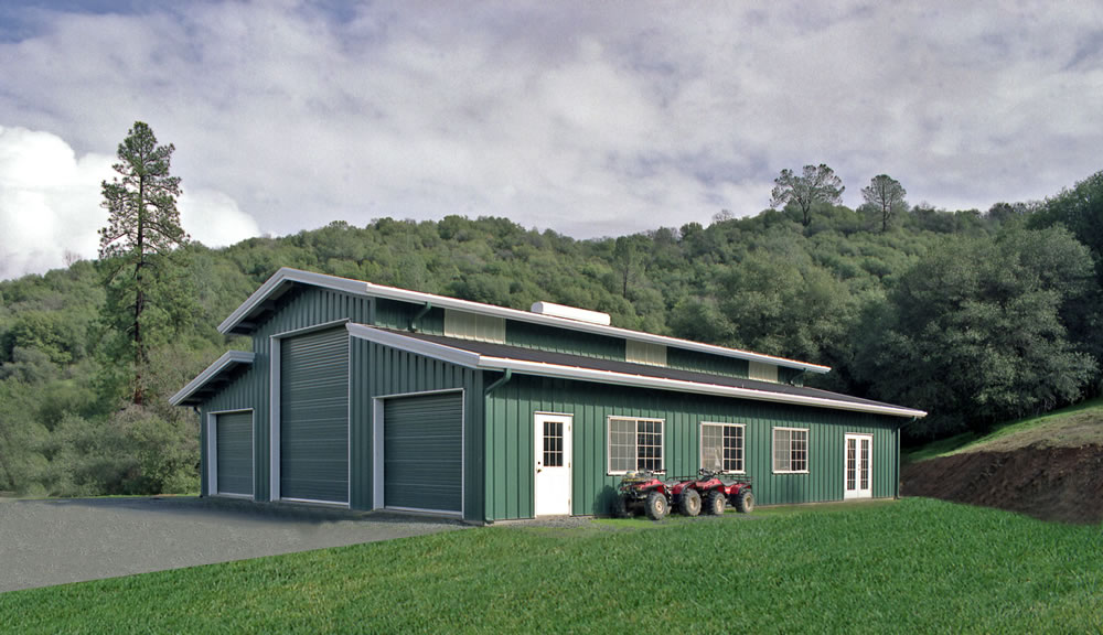 Green PBR Barn