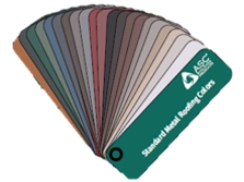 Various Metal Roofing Color Swatches