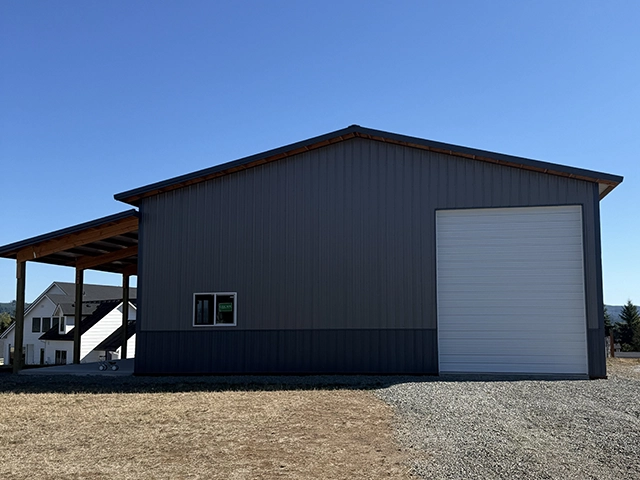 This Nor-Clad® built shop in Silver Lake, WA uses both Old Town Gray & Old Zinc Gray DTxl to achieve a sophisticated and durable building.