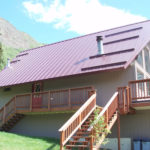 A-Frame House in Skyline Roofing