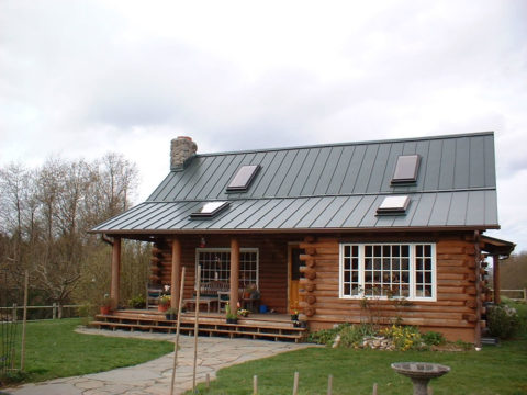 Forest Green Cabin - Skyline Roofing®
