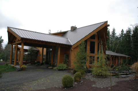 Weathered Copper Skyline Roofing® home