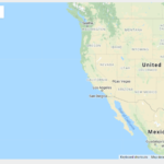 Map of the Wester United States