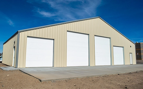 Jerome County Sheriff's Office in Jerome, ID featuring ASC Building Products' PBR Panel in Light Stone and Old Town Gray